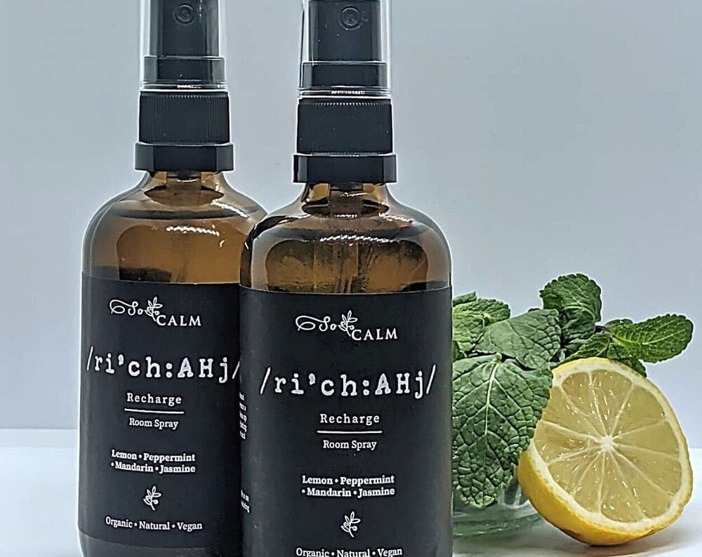 Recharge - Lemon & Peppermint Essential Oil Room Spray
