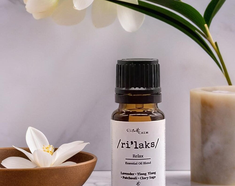 Relax Essential Oil Blend for Stress Relief